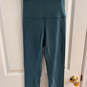 Lululemon Dark Green High-Waisted Leggings size 2
